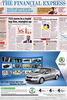 Financial Express Mumbai - October 14th 2016