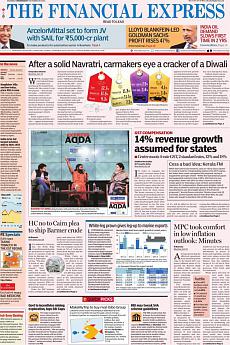 Financial Express Mumbai - October 19th 2016