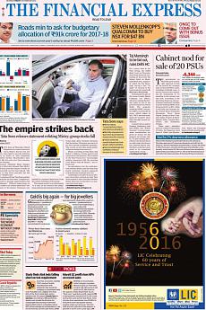 Financial Express Mumbai - October 28th 2016