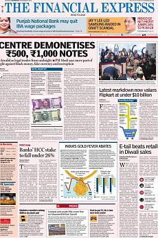 Financial Express Mumbai - November 9th 2016