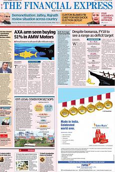 Financial Express Mumbai - November 14th 2016