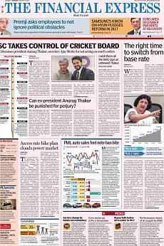 Financial Express Mumbai - January 3rd 2017