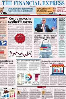 Financial Express Mumbai - January 18th 2017