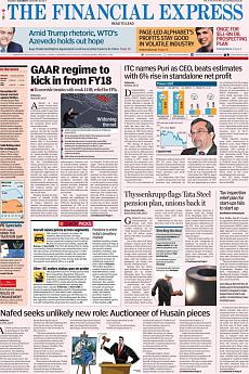 Financial Express Mumbai - January 28th 2017