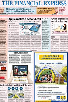 Financial Express Mumbai - February 6th 2017