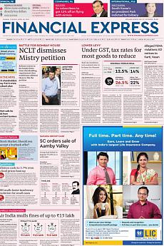 Financial Express Mumbai - April 18th 2017