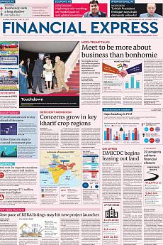 Financial Express Mumbai - June 26th 2017