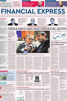 Financial Express Mumbai - August 19th 2017