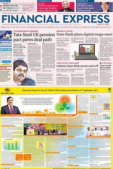 Financial Express Mumbai - September 13th 2017