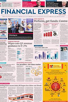 Financial Express Mumbai - October 18th 2017