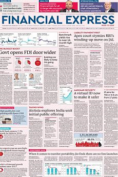 Financial Express Mumbai - January 11th 2018