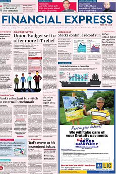 Financial Express Mumbai - January 16th 2018