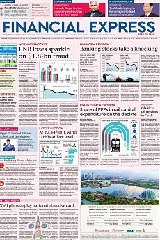 Financial Express Mumbai - February 15th 2018