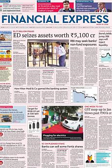 Financial Express Mumbai - February 16th 2018