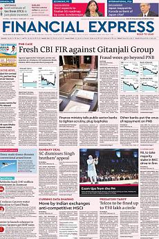 Financial Express Mumbai - February 17th 2018