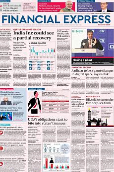 Financial Express Mumbai - April 9th 2018