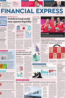 Financial Express Mumbai - April 16th 2018